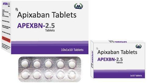 Apixaban 2.5mg Tablets