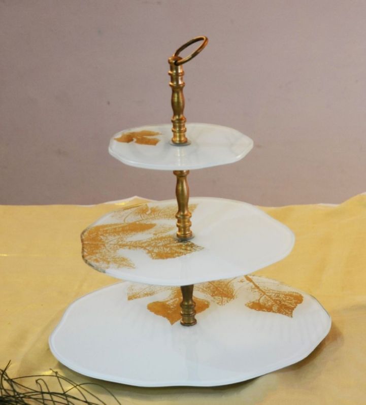 Triple Tier Autumn Cake Stand