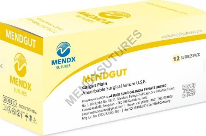 MENDGUT Catgut Plain Absorbable Surgical Sutures