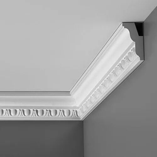 White GRC Cornices