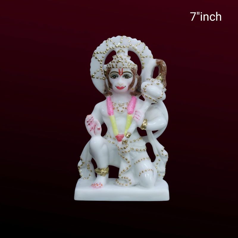 7 Inch Ashirvad Hanuman statue