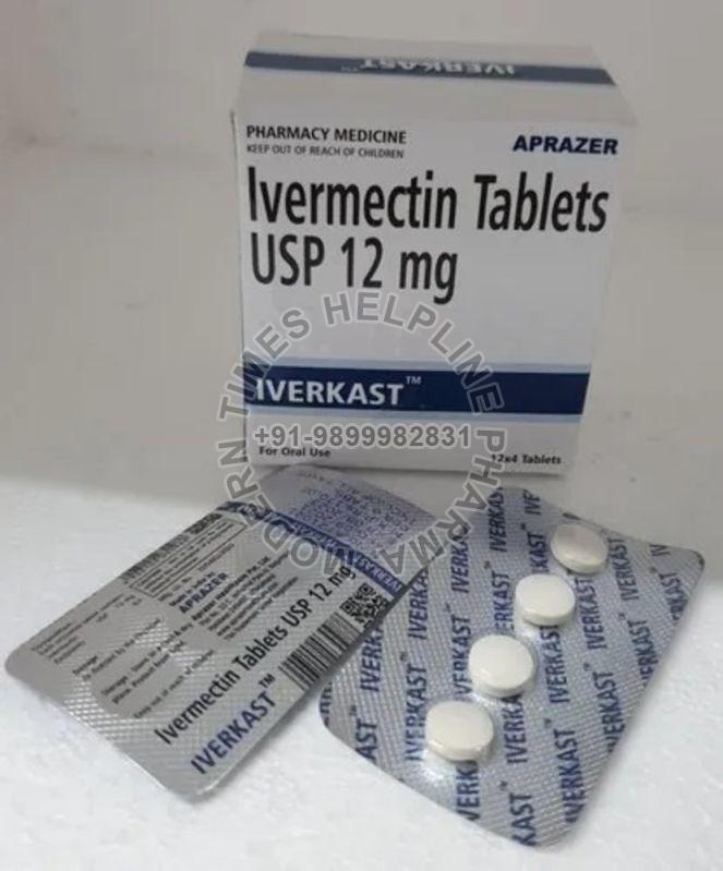 Iverkast 12 mg tablets