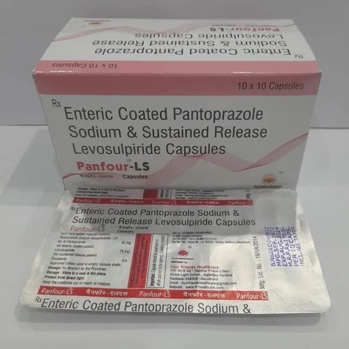 Enteric Coated Pantoprazole Sodium Sustained Release Levosulpiride Capsules