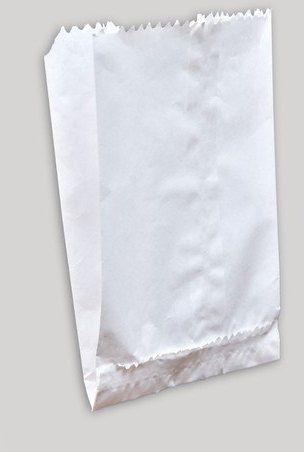 6 X 9 Inch White Kraft Paper Bag