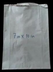 7 X 10 Inch White Kraft Paper Bag