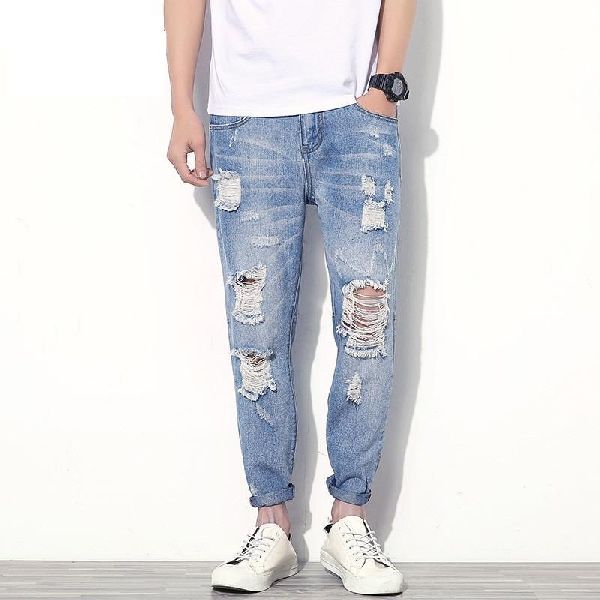 WINLIEBA Men's Slim Fit Jeans Ripped Jeans for India | Ubuy