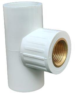 Waterflo UPVC Brass Tee