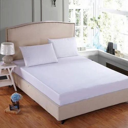 Plain White Bed Sheet