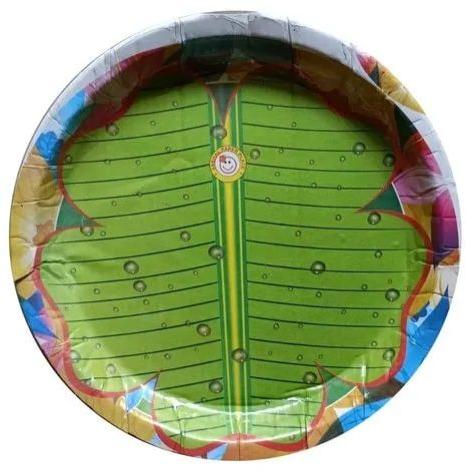 Disposable Green Corrugated Paper Plates
