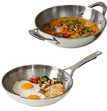 2 Piece Stainless Steel Cookware Set