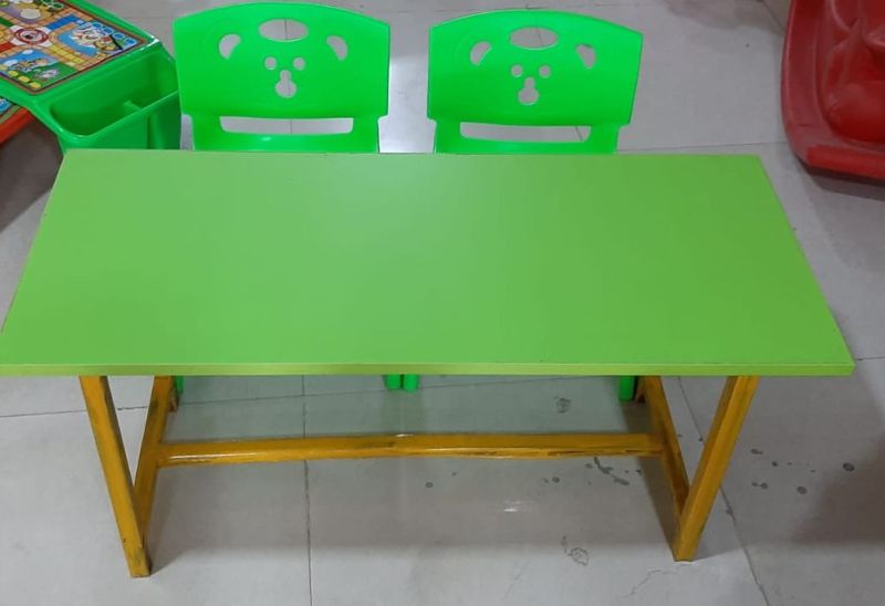 Play School Wooden Table and Chair