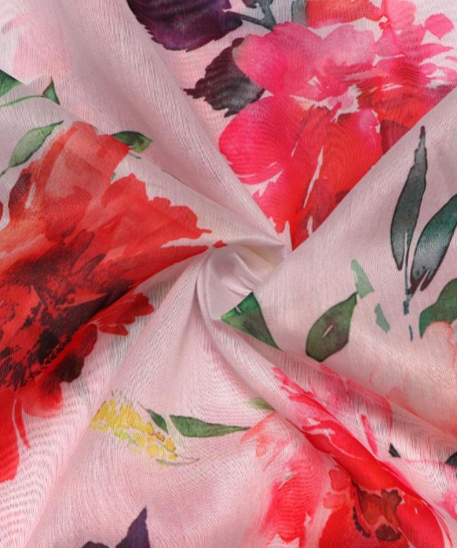 Printed Muslin Fabric