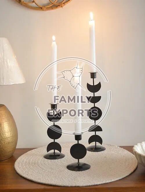3 Piece Metal Candle Stand