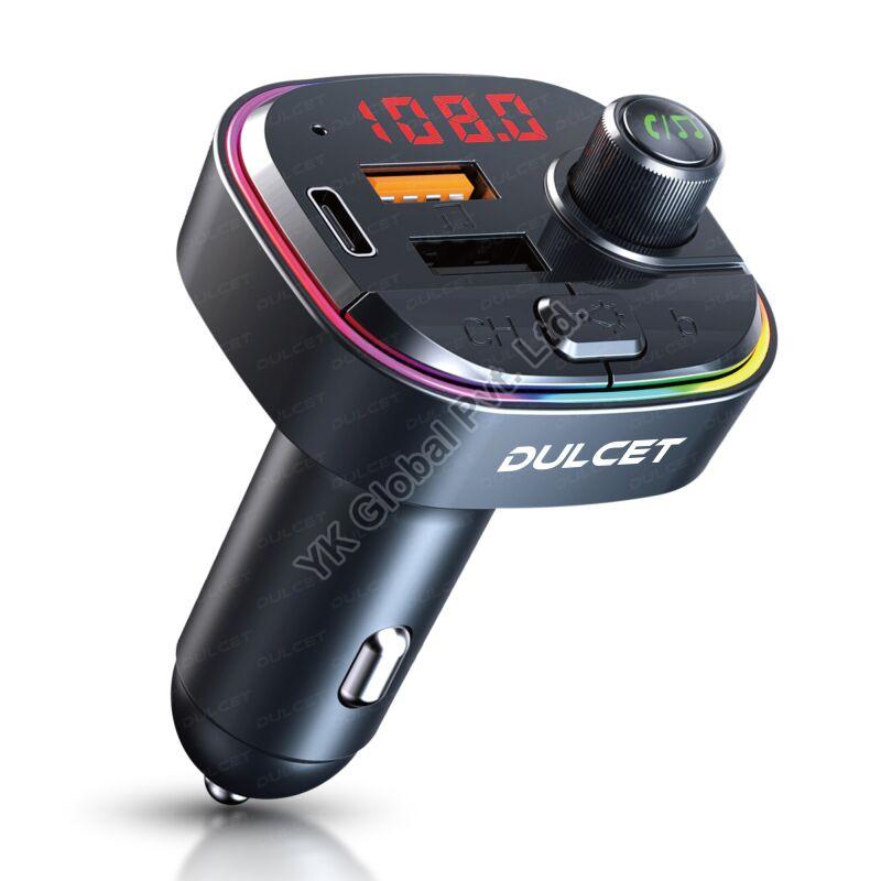 Dulcet DC-T3X Universal Wireless Car FM Transmitter Kit