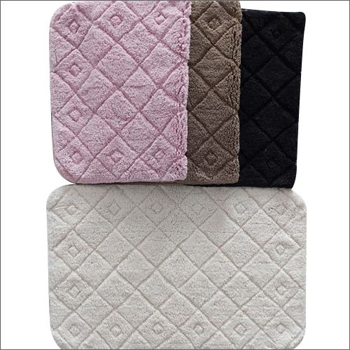 Quilted Cotton Tufted Bath Rugs