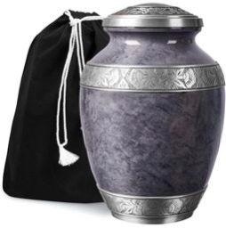 Purple Cremation Urn