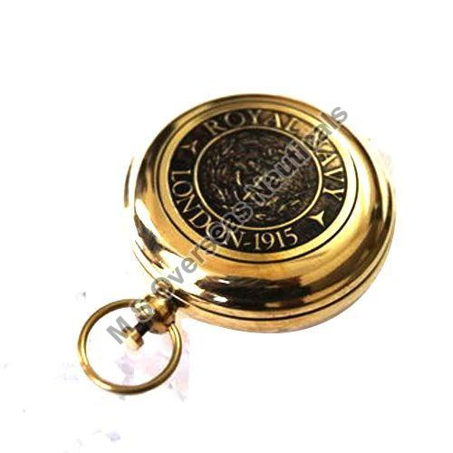Brass Antique Push Button Compass