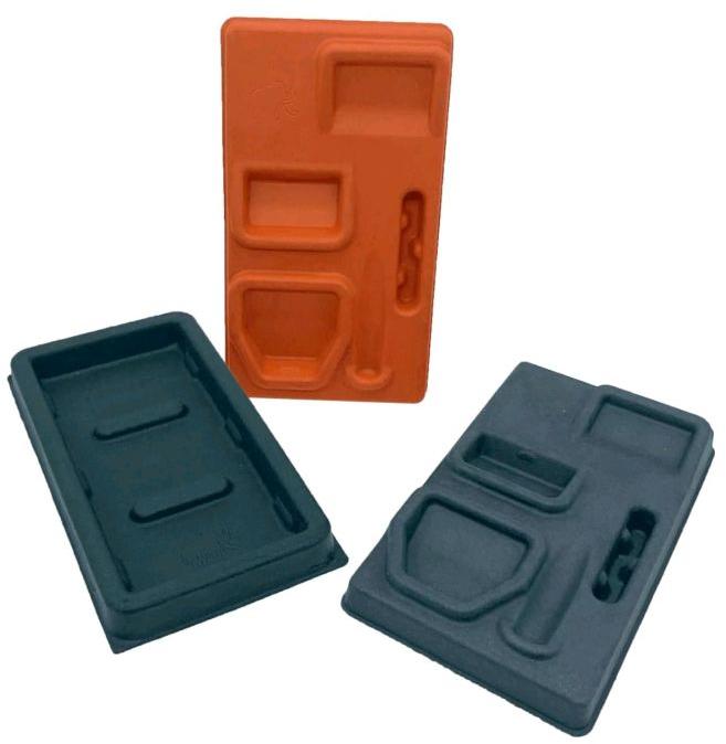 Colour Moulded Fiber Pulp Tray