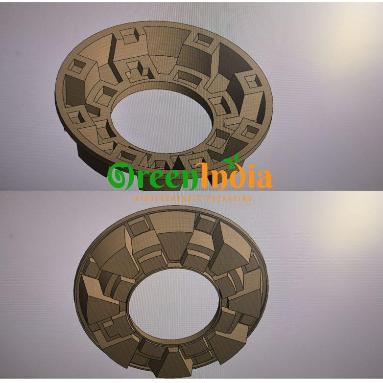 Dry Press Moulded Pulp Tray