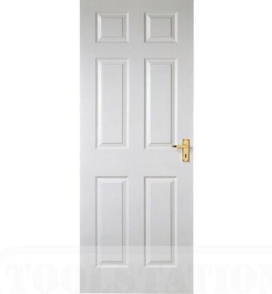 White Fiber Door