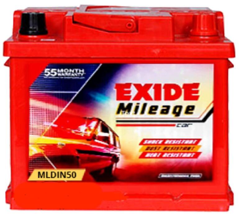 Exide Mileage MLDIN50 Car Battery