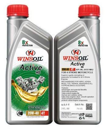 Winsoil 20W-40 4T Bike Engine Oil