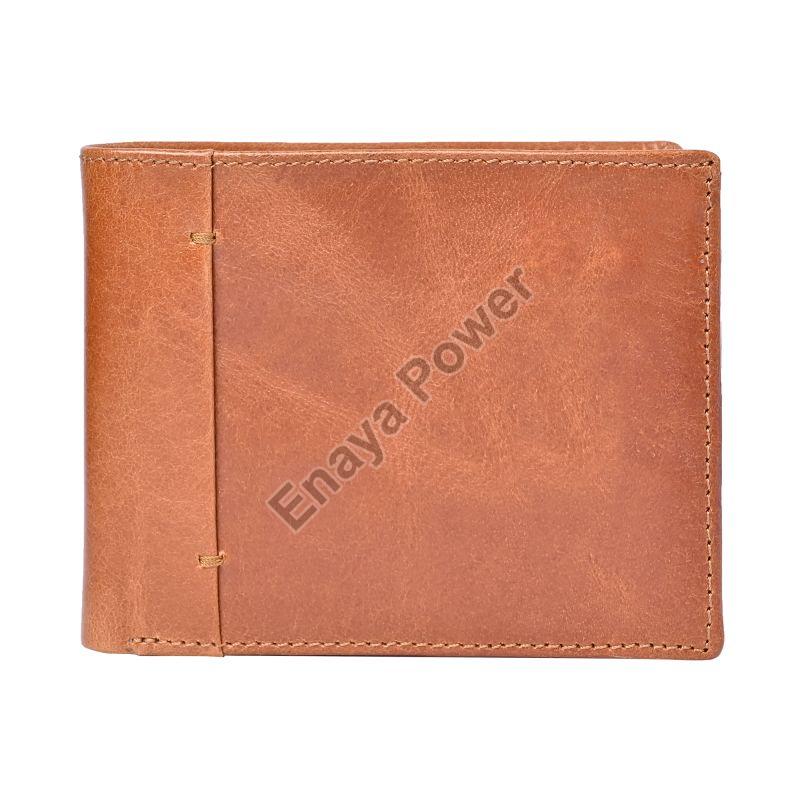 11 ATM Pocket Tan Brown Leather Wallets