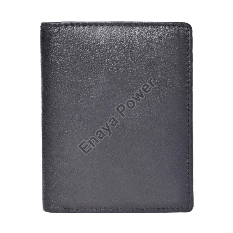 7 ATM Pocket Black Leather Wallets