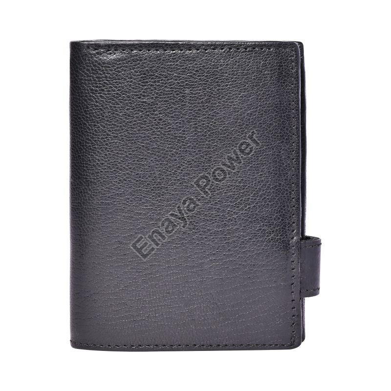8 ATM Pocket Black Leather Wallets