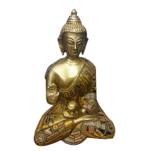 Brass Buddha Dhyana Mudra Statue