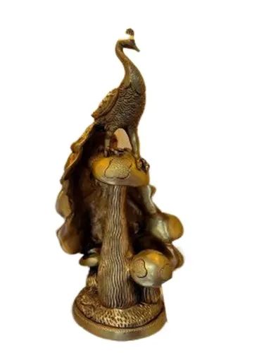 Brass Decorative Peacock Statue