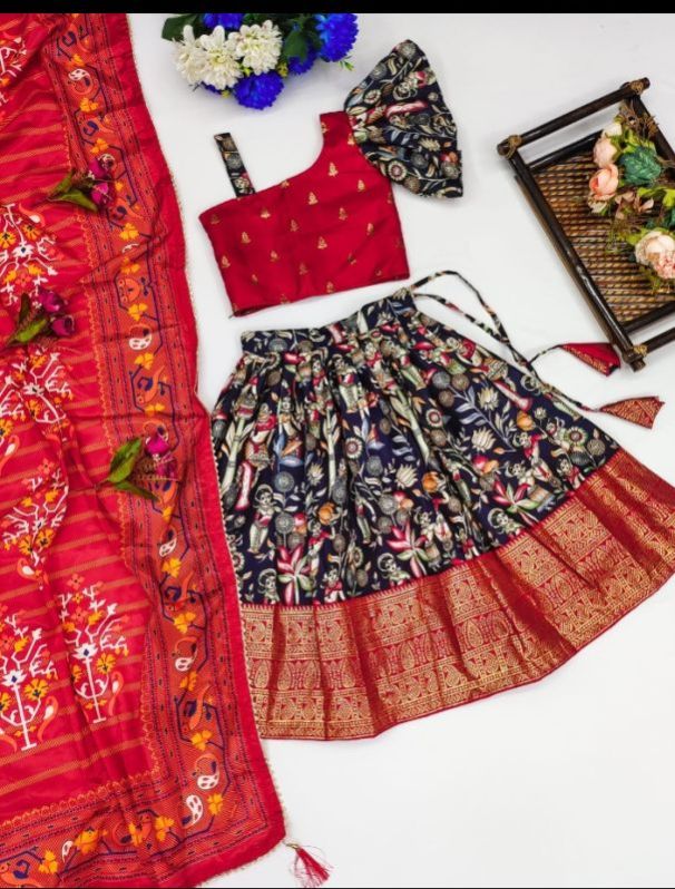 Blue and Green Party Wear Kids Designer Lehenga Choli Designs at Rs  3290/piece in New Delhi