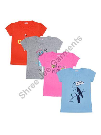 Girls V Neck T- Shirt