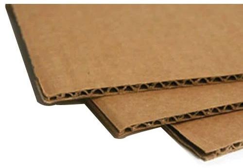 Brown Corrugated Cardboard Sheets