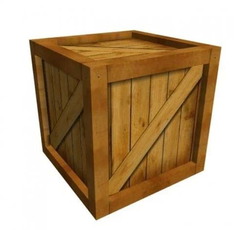 Square Hard Wood Wooden Packing Box