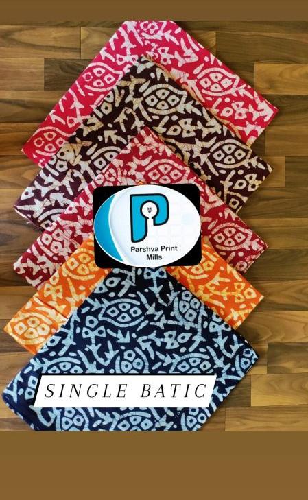 Cotton Single Batik Nighty Fabric