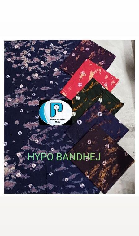 Hypo Bandhej Print Cotton Nighty Fabric