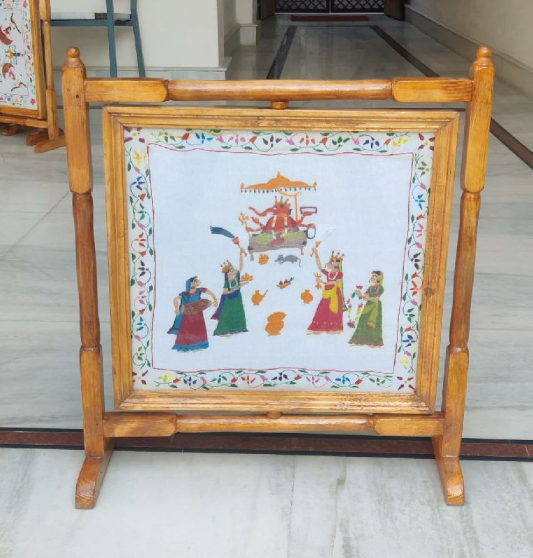 Chamba Rumal With Wooden Frame Manufacturer Supplier from Chamba India