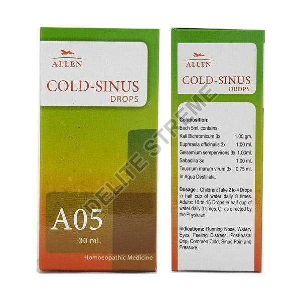 Allen A05 Cold-Sinus Drops
