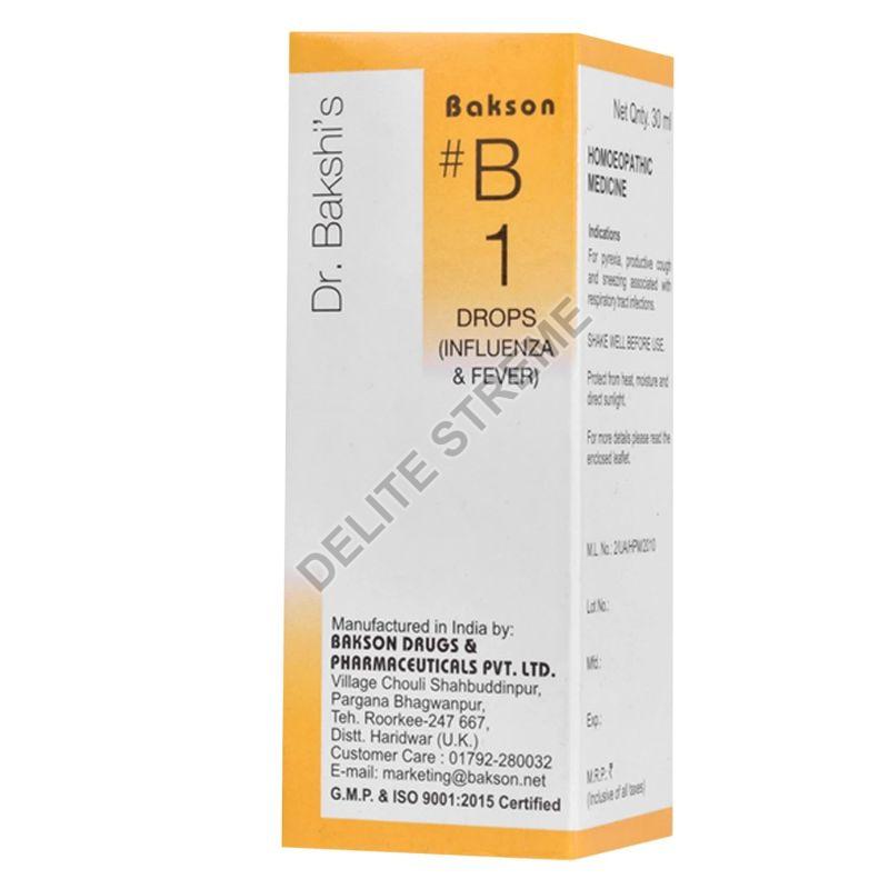 Bakson B1 Influenza and Fever Drops