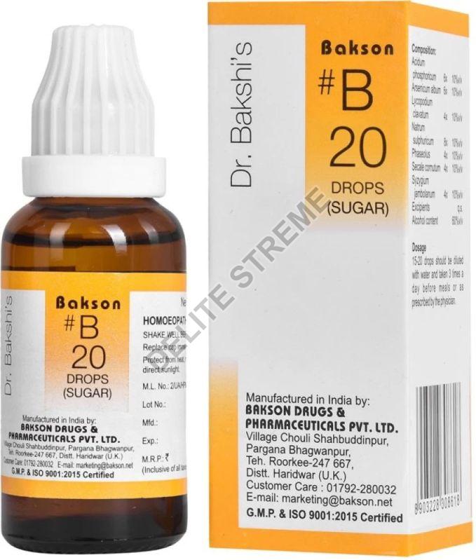Bakson B20 Sugar Drops