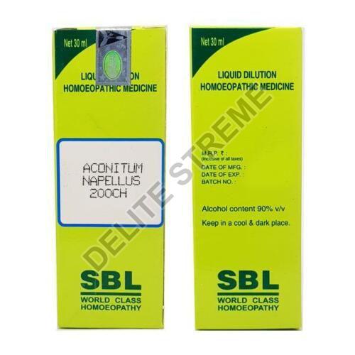 SBL Aconitum Napellus Dilution 200 CH