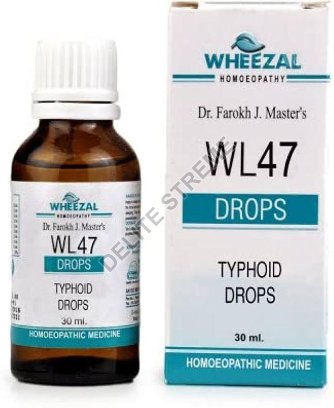 Wheezal WL 47 Typhoid Drops