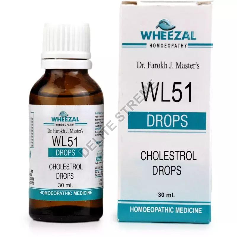 Wheezal WL 51 Cholesterol Drops