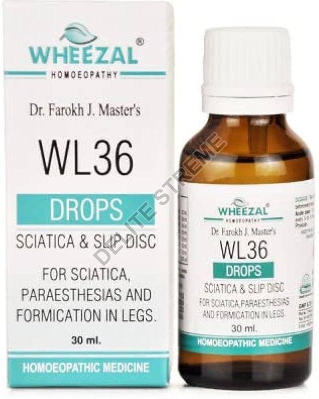 Wheezal WL36 Sciatica and Slip Disc Drops