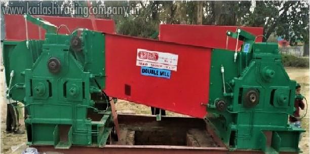 SUGARCANE CRUSHER14&quot;x11&quot; DOUBLE MILL WITH HELICAL GEAR BOX