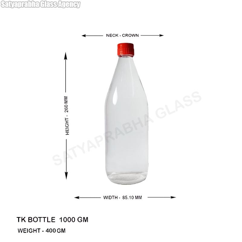 1 kg Glass Tomato Ketchup Bottles