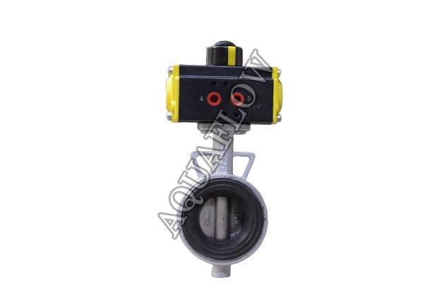 Pneumatic Actuator Operated Butterfly Valve