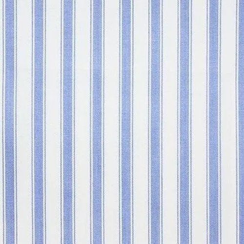 Light Blue Cotton Striped Fabric