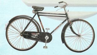 Double bar bicycle clearance